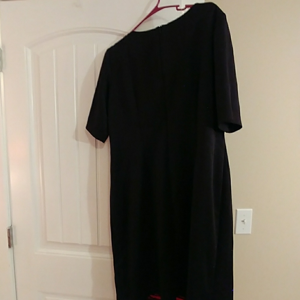 Red and Black Dress